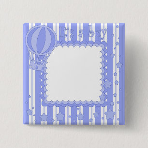 It's a boy 15 cm square badge