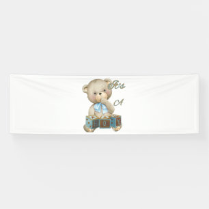 It's A Boy 2.5x8 Vinyl Banner