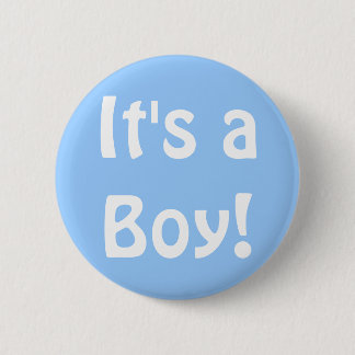 It's a Boy! 6 Cm Round Badge