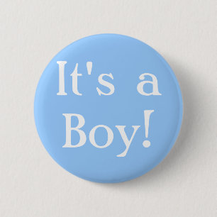 It's a Boy! 6 Cm Round Badge