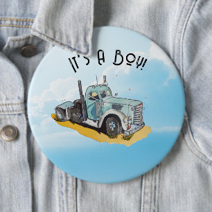 It's A Boy! 6 Cm Round Badge