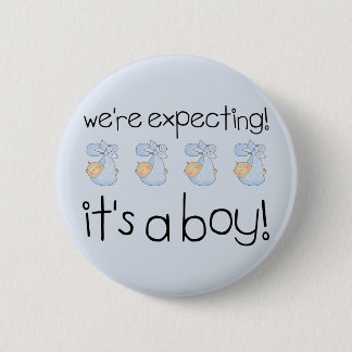It's A Boy 6 Cm Round Badge