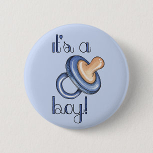 It's a Boy! 6 Cm Round Badge