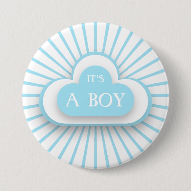 It's a Boy 7.5 Cm Round Badge (Front)