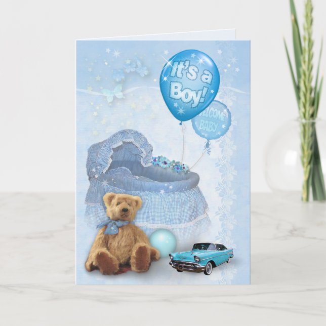 It's a Boy!  Announcement (Front)