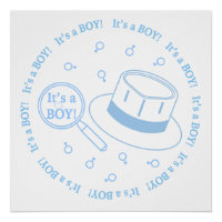 It's a Boy! announcement