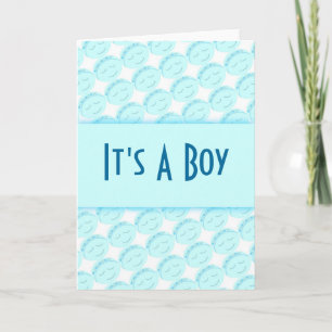 It's A Boy Baby Announcement-Lil Faces Announcement