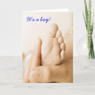 It's A Boy Baby Card