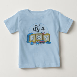 It's a Boy Baby Fine Jersey T-shirt