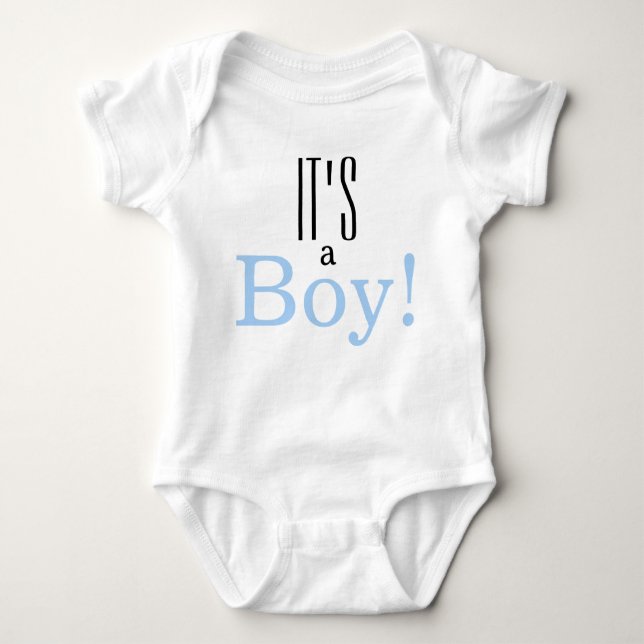 It's a Boy! Baby Onsie Bodysuit (Front)