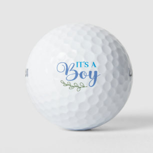 It's a boy baby shower golf balls