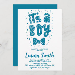 It's a Boy Baby Shower Invitation