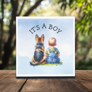 It's a Boy! Baby Shower Napkin