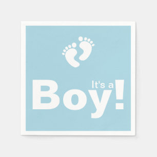 It's A Boy Baby Shower Paper Napkin Set