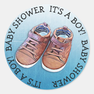 It's a Boy Baby Shower Stickers
