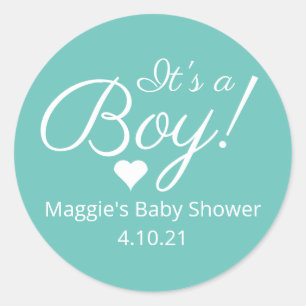 It's a Boy Baby Shower Stickers