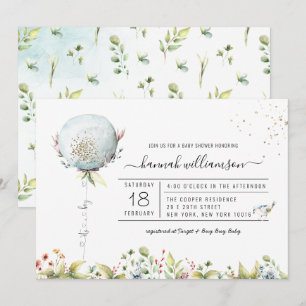 It's a Boy Balloon Baby Shower Invitation