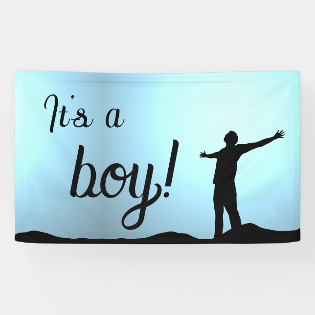 It's a Boy! Banner (Horizontal)