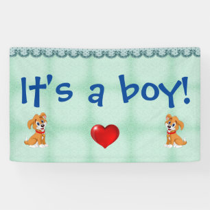It's a boy! banner