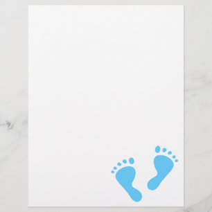 It's a Boy - Blue Baby Feet