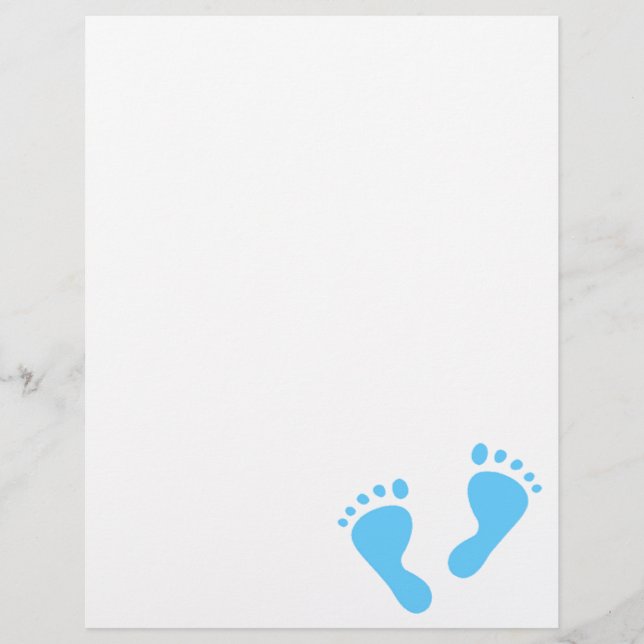 It's a Boy - Blue Baby Feet (Front)