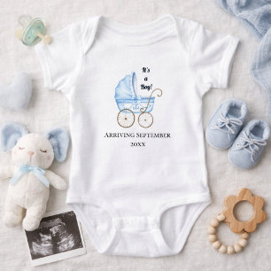 It's A Boy! Blue Baby Pregnancy Announcement Bodysuit
