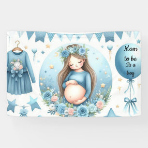 It's A Boy Blue Baby Shower Banner