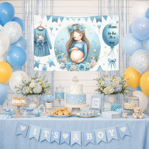 It's A Boy Blue Baby Shower Banner