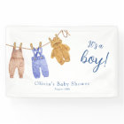 It's a Boy Blue Baby Shower Banner
