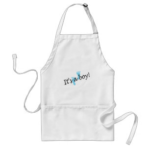 It's A Boy (Blue Feet) Standard Apron