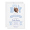 It's A Boy! Blue Football Baby Shower Invitation