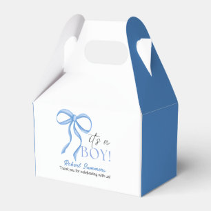 It's a Boy Blue Ribbon Favour Box