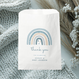 It's a Boy Boho Rainbow Baby Shower Thank You Favour Bags