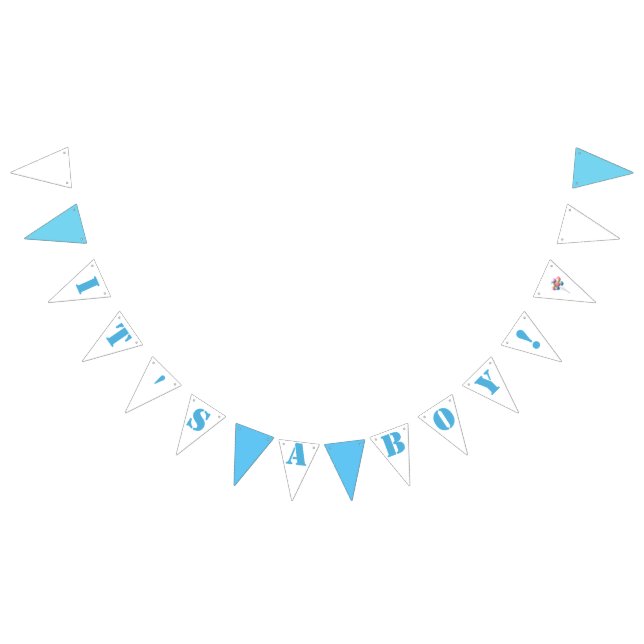 It's A Boy! Bunting (All)