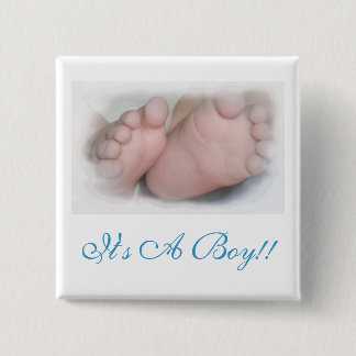 It's A Boy!! Button