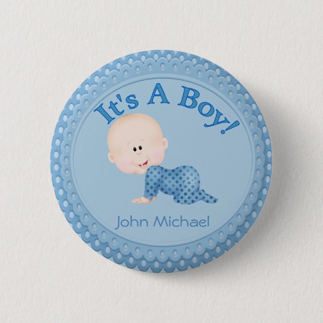 It's a Boy Button (Front)