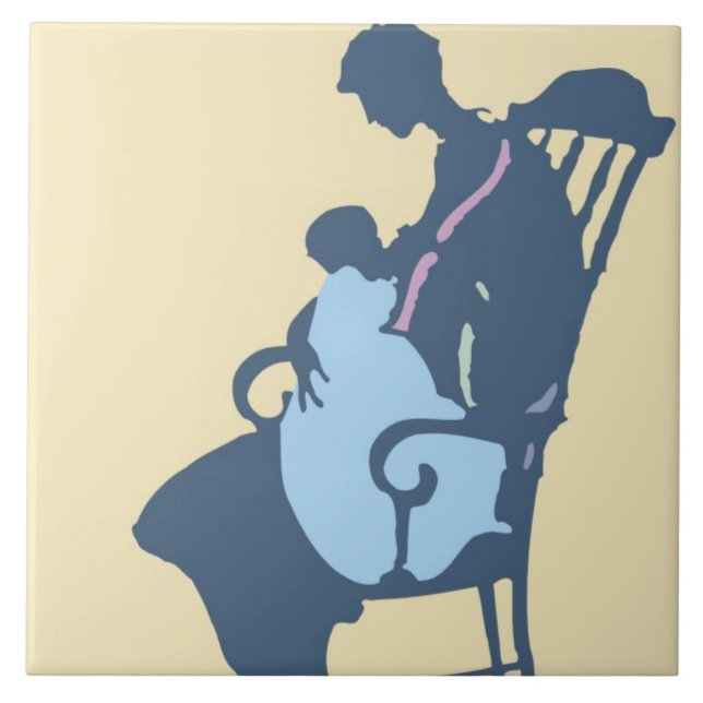 <It's a Boy> by Steve Collier Tile (Front)