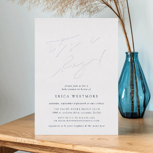 It's a Boy Calligraphy Baby Shower