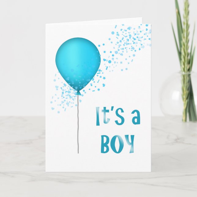 It's a boy card (Front)