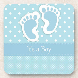 It's A Boy Coaster