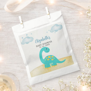 It's a Boy, Cute Watercolor Dinosaur Baby shower Favour Bags