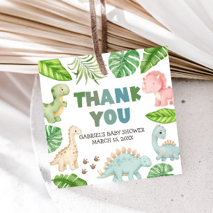 It's a Boy Dinosaur Baby Shower  Favour Tags