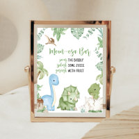 It's A Boy Dinosaur Baby Shower Mum Osa Bar