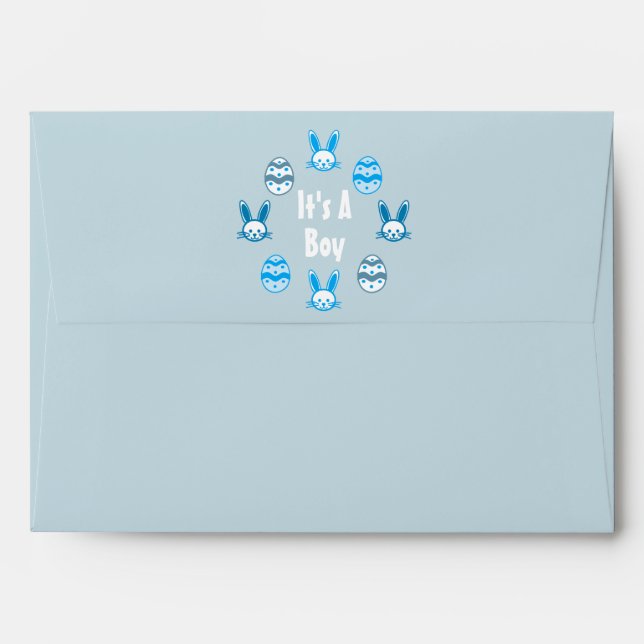 It's a Boy Easter Envelope (Back (Top Flap))