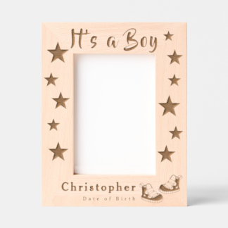 Its a Boy Etched Frames