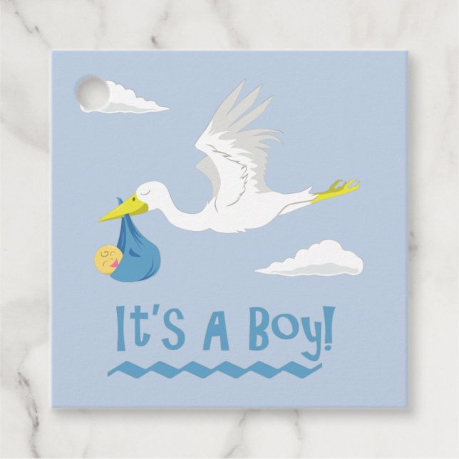 It's a Boy! Favour Tags (Front)