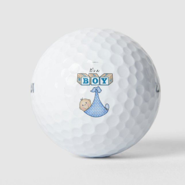 "It's a boy" Golf Balls (Front)