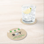 It's A Boy! Golf Themed Co-ed Baby Shower Round Paper Coaster<br><div class="desc">Celebrate in style with these fun and very trendy baby shower coasters. The design is easy to personalise with your special event wording and your guests will be thrilled when they see these fabulous coasters. Matching items can be found in the collection.</div>