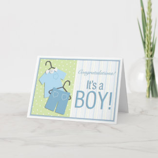 it's a boy greeting card