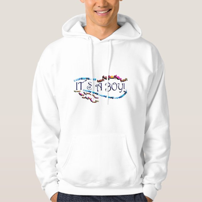 Its a Boy Hoodie (Front)
